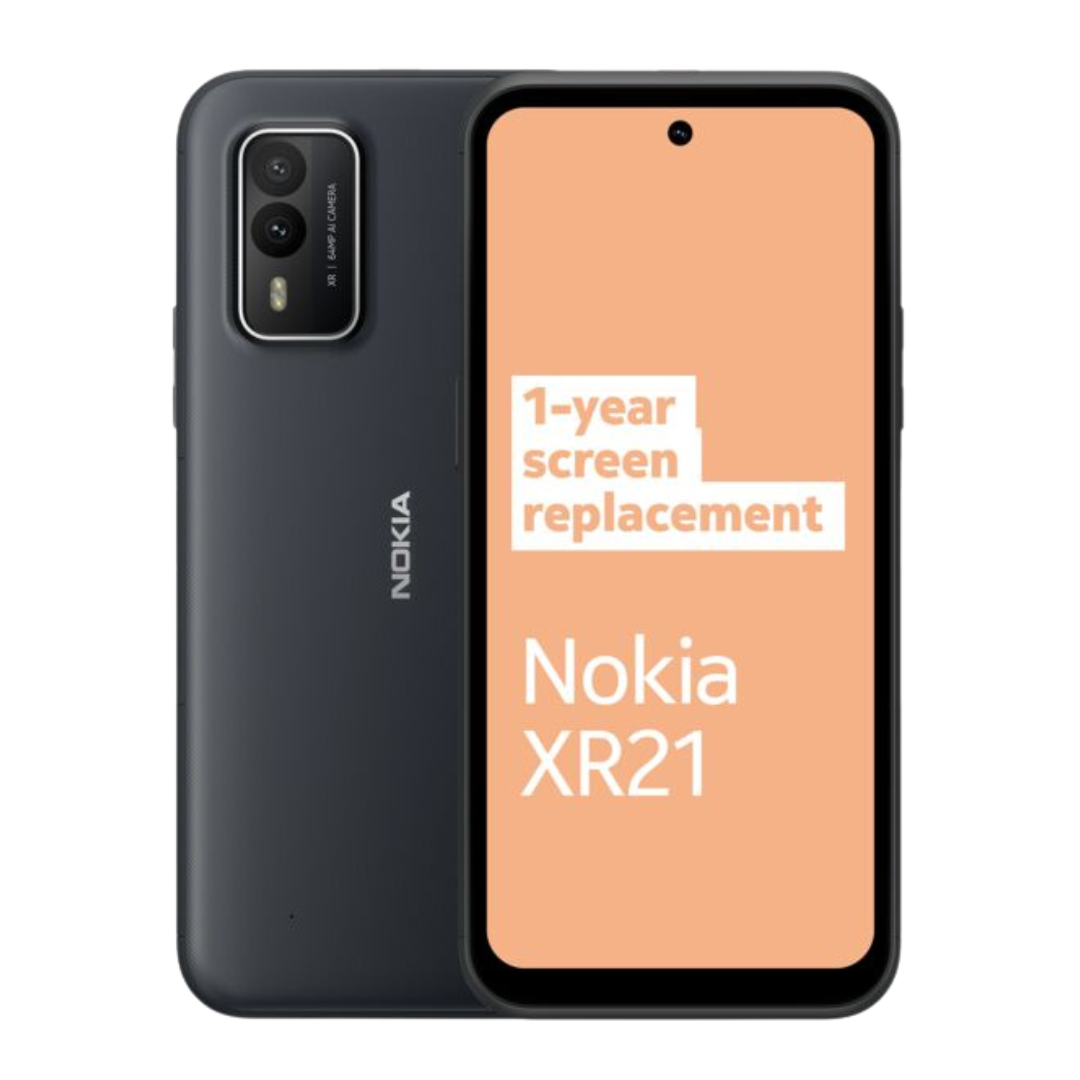 Nokia XR21 - 128GB - Midnight Black (Unlocked) (Dual SIM) 