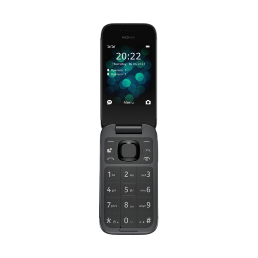 Nokia 2660 4G Dual Sim Dual Display Flip Feature Phone Flip Black Unlocked