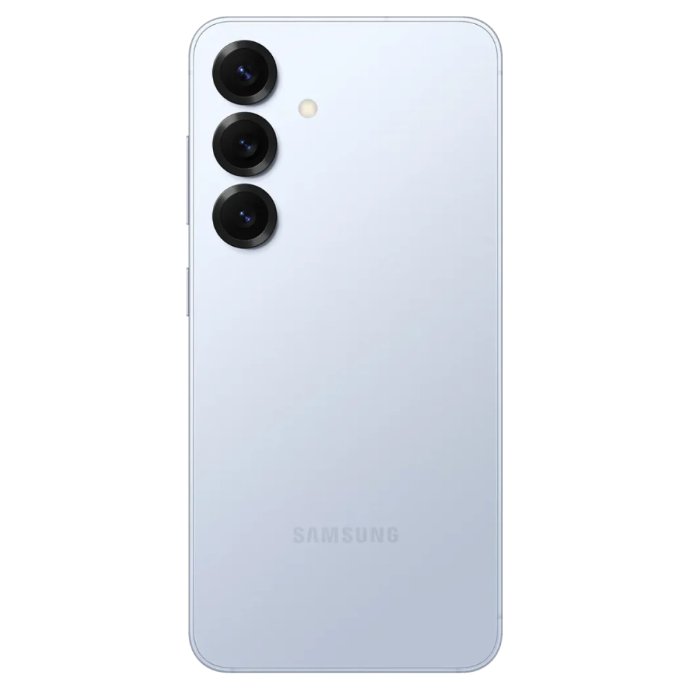 Samsung smartphone back view with camera lenses and brand logo on a white background
