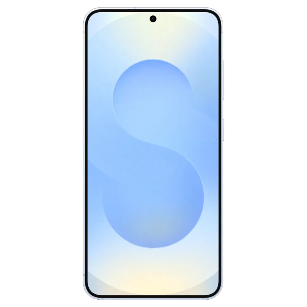 Smartphone with a gradient design on a white background