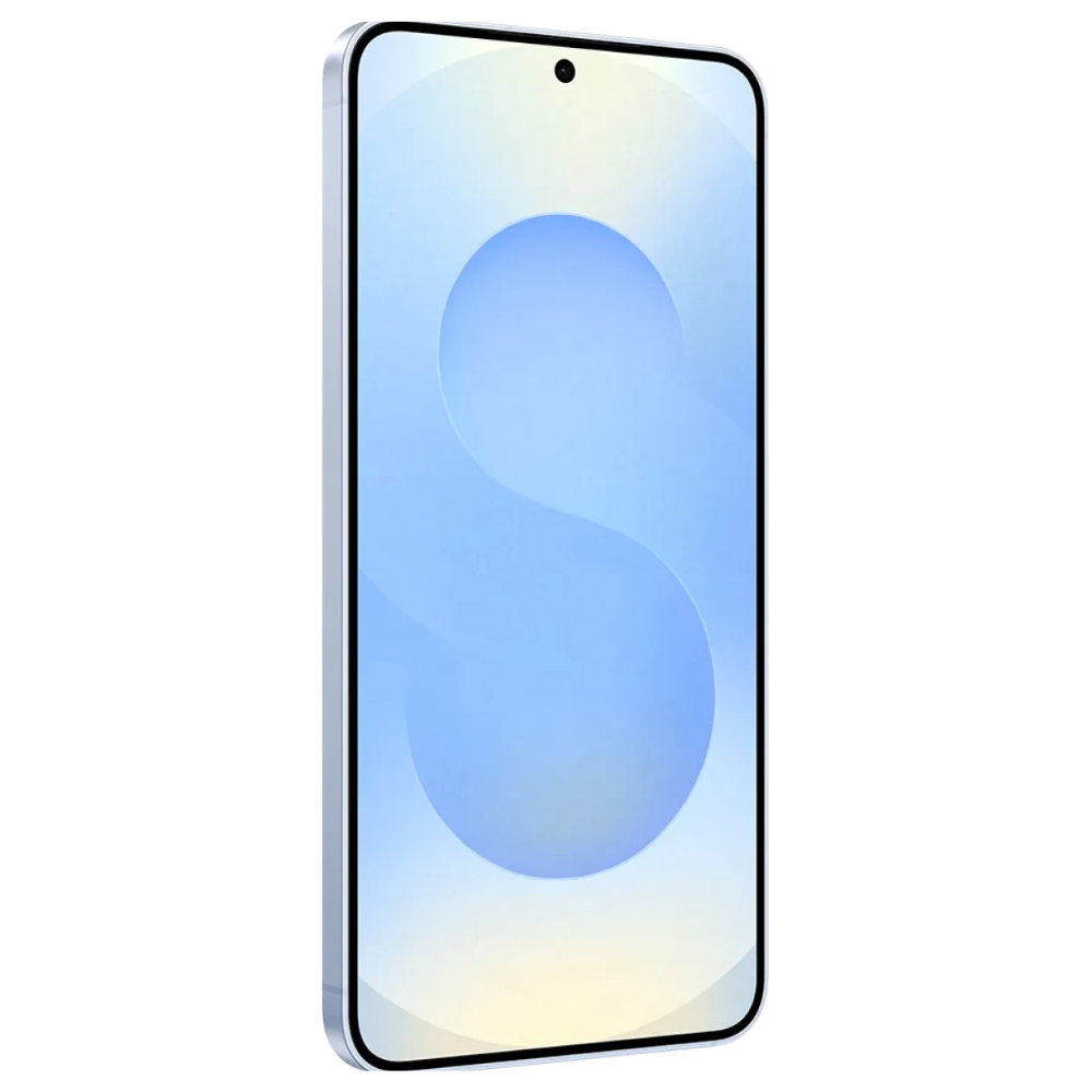 Smartphone with a gradient design on a white background