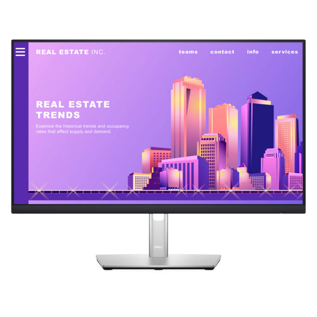 Dell P2422h 24 Ips Fhd Monitor Hdmi Vga Displayport 4x Usb