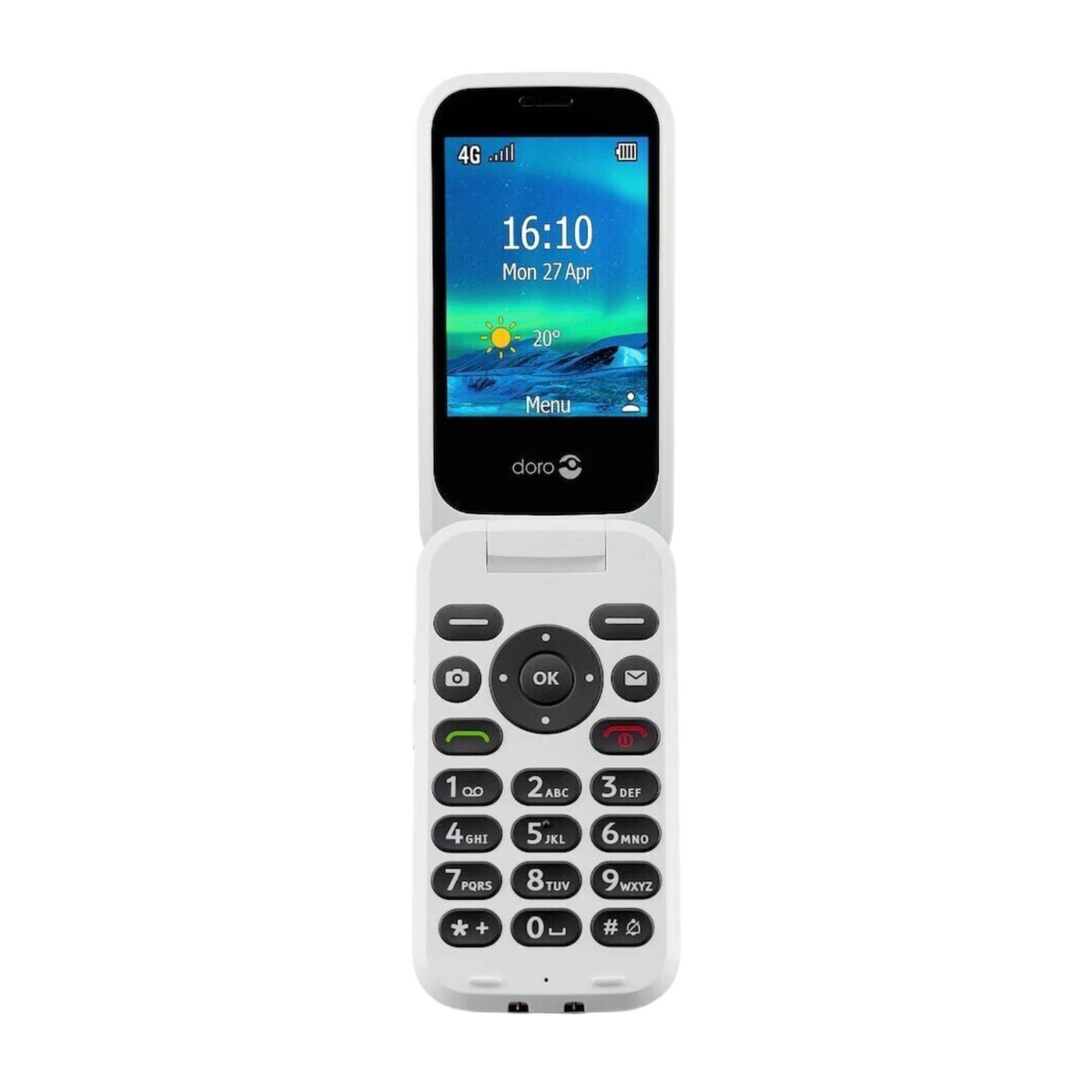 Doro 6880 4g Single Sim Basic Phone With Large  Buttons Black