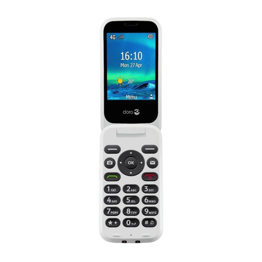 Doro 6880 4g Single Sim Basic Phone With Large  Buttons Black