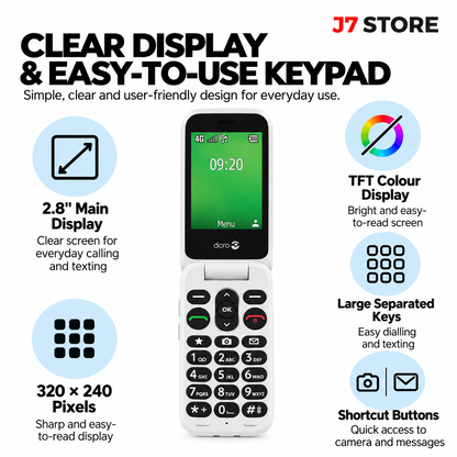 Doro E22 Basic Phone Black