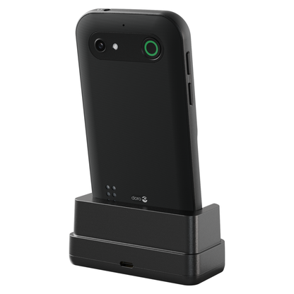 Doro Leva E10 4G Basic Mobile Phone with Cradle