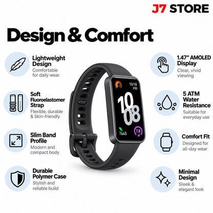 Huawei Band 10 Fitness Tracker Smart Band Black