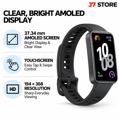 Huawei Band 10 Fitness Tracker Smart Band Black