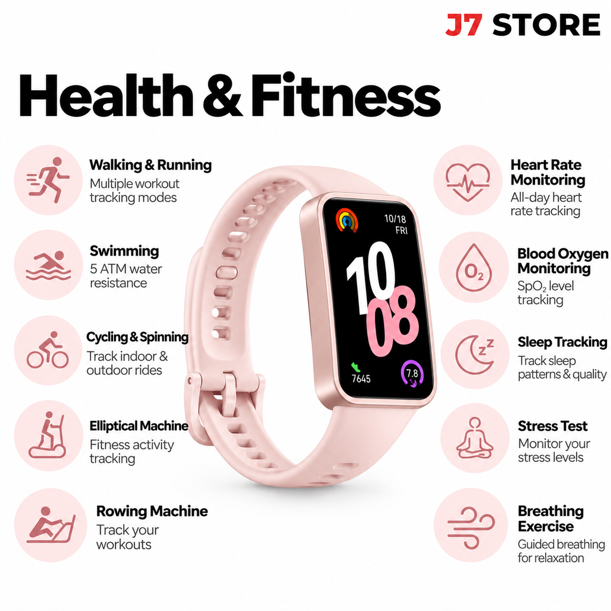 Huawei Band 10 Fitness Tracker Smart Band Black