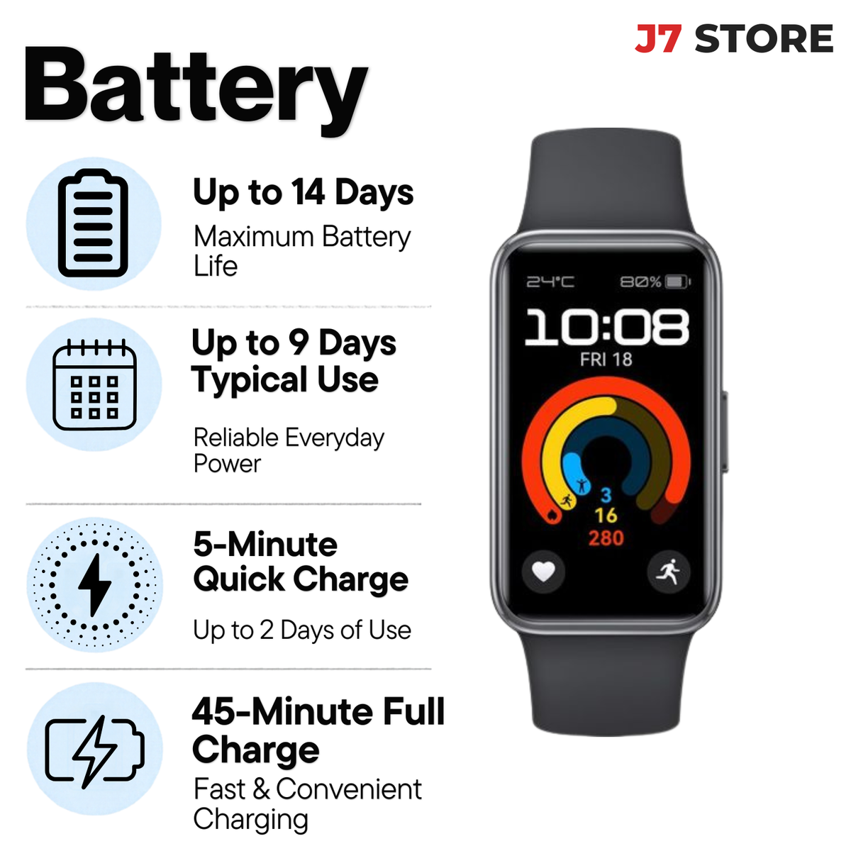 Huawei Band 9 Fitness Tracker Smart Band Black