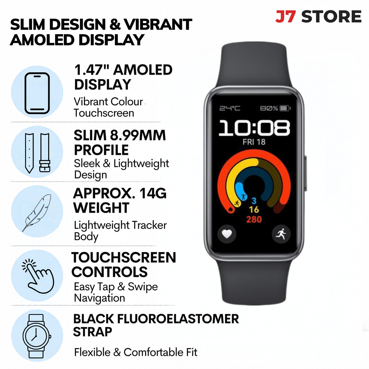 Huawei Band 9 Fitness Tracker Smart Band Black