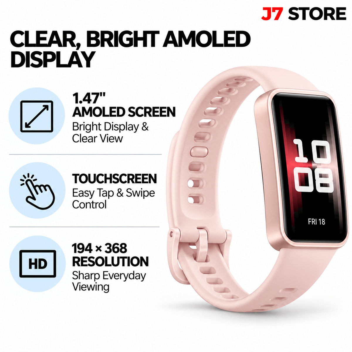 Huawei Band 9 Fitness Tracker Smart Band Pink