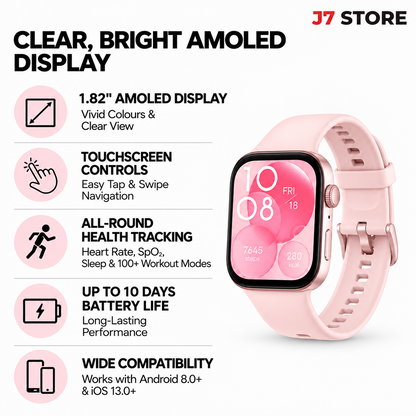 Huawei Watch Fit 3 Smartwatch Pink 41mm