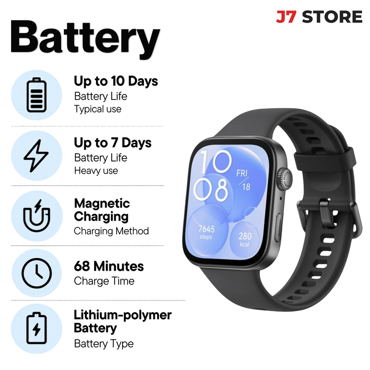 Huawei Watch FIT 3 Smartwatch 43mm