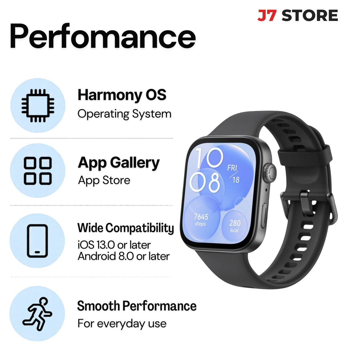 Huawei Watch FIT 3 Smartwatch 43mm