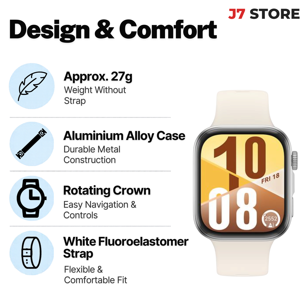 Huawei Smartwatch Fit 4 White 43mm