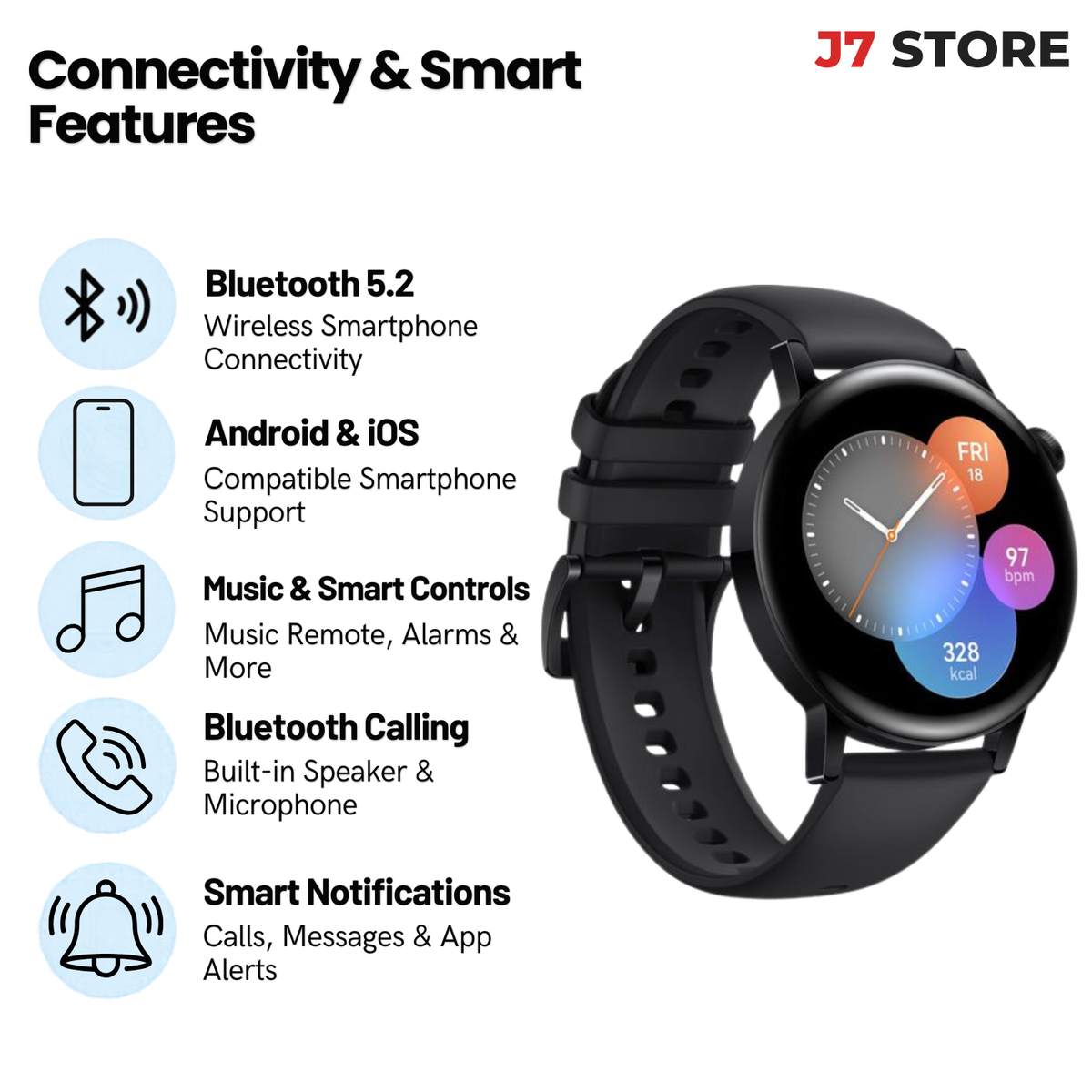 Huawei Smartwatch GT 3 Black 42mm