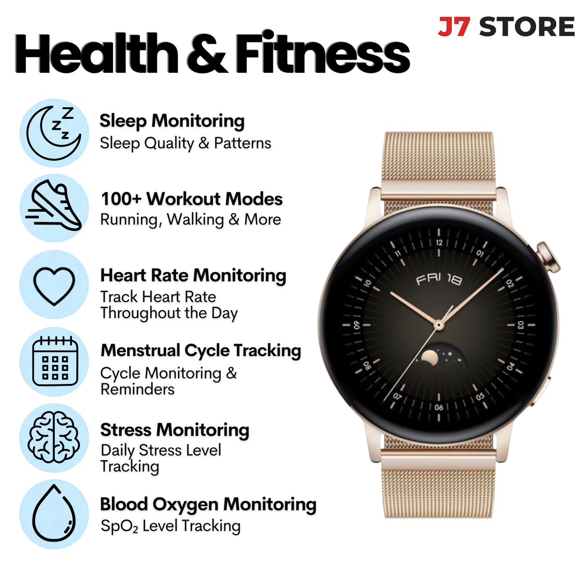 Huawei Smartwatch GT 3 Gold 42mm
