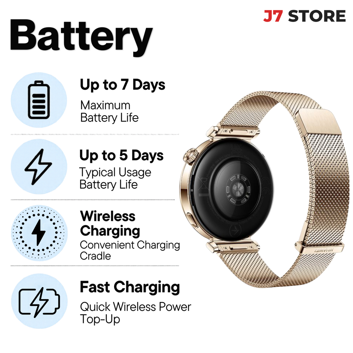 Huawei Smartwatch GT 5 Gold Milanese 41mm
