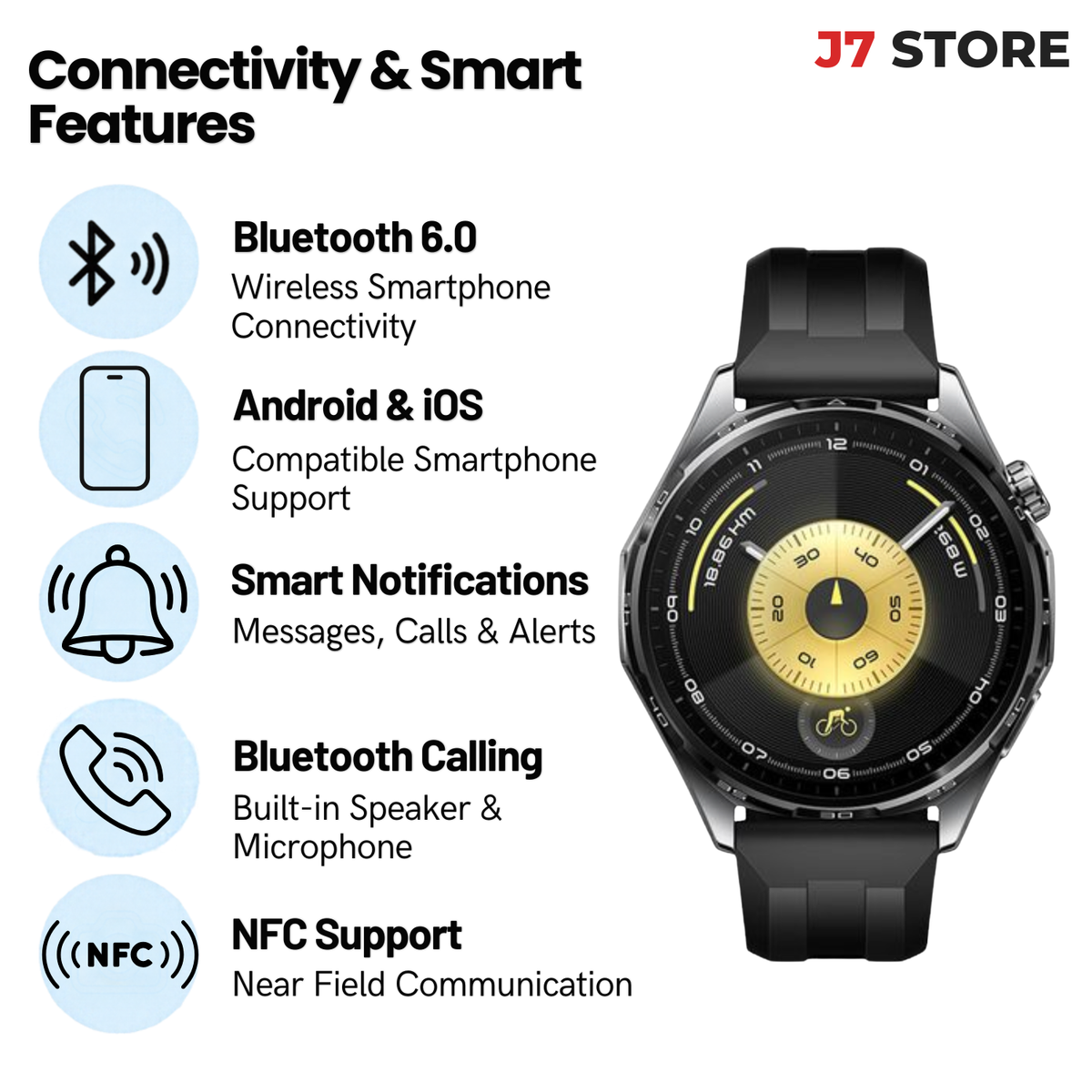 Huawei Watch GT6 Smartwatch Black 46mm 