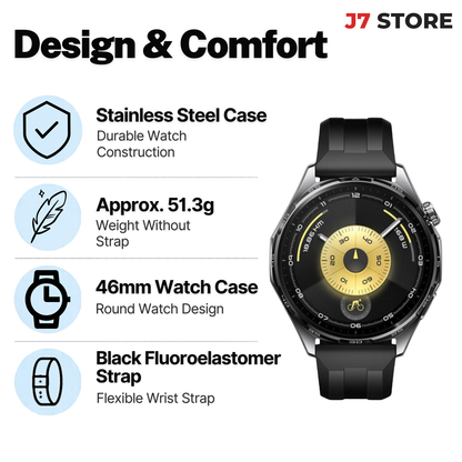 Huawei Watch GT6 Smartwatch Black 46mm 