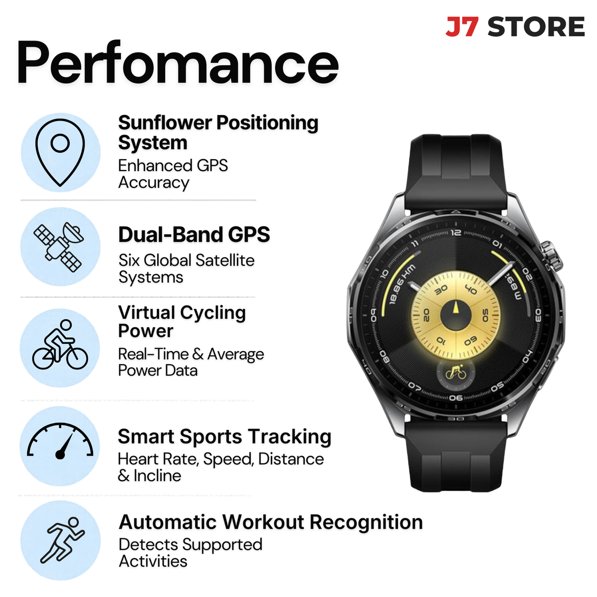 Huawei Watch GT6 Smartwatch Black 46mm 