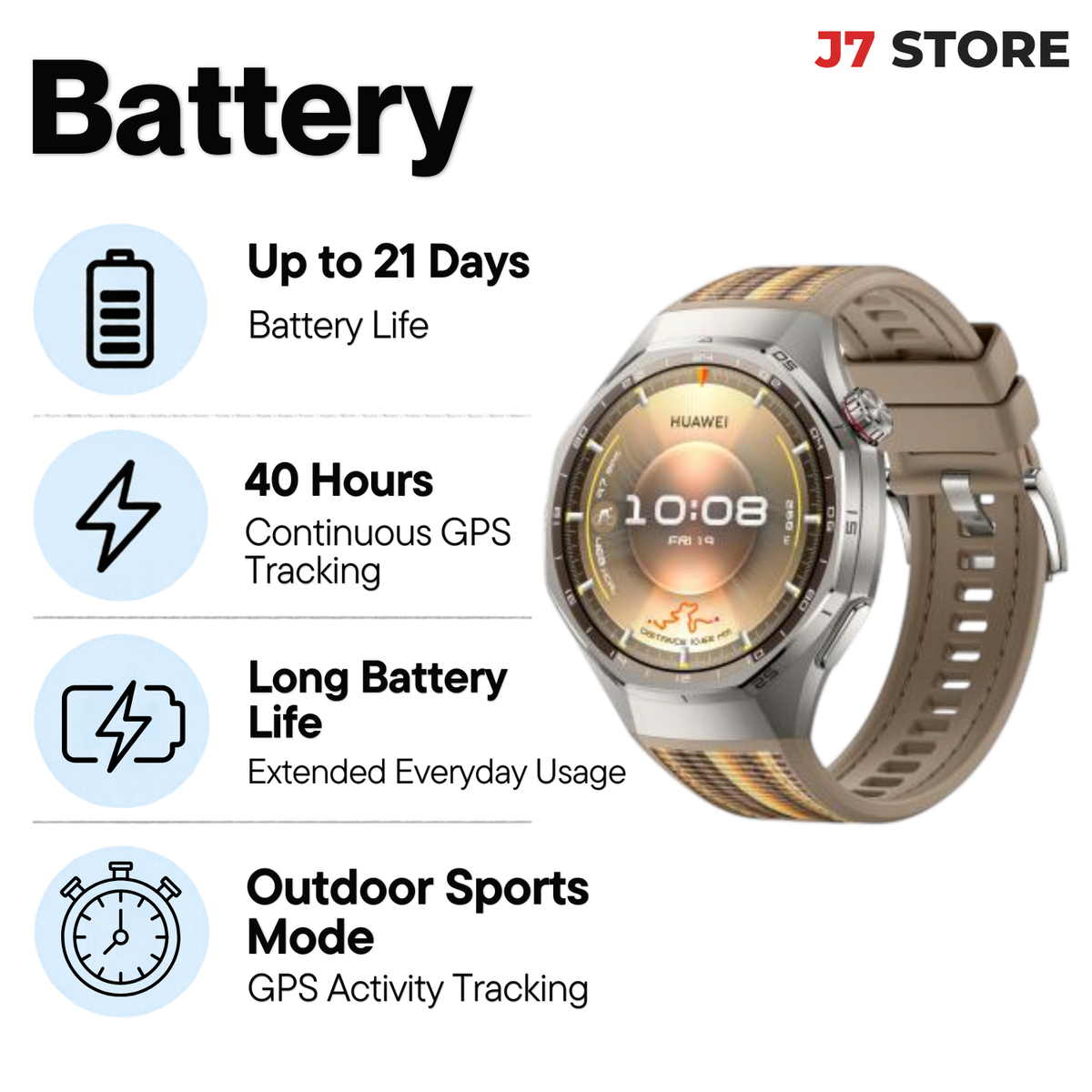 Huawei Watch GT6 Pro Smartwatch Brown 46mm 
