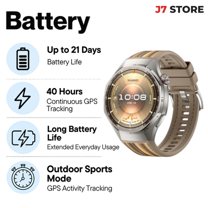 Huawei Watch GT6 Pro Smartwatch Brown 46mm 