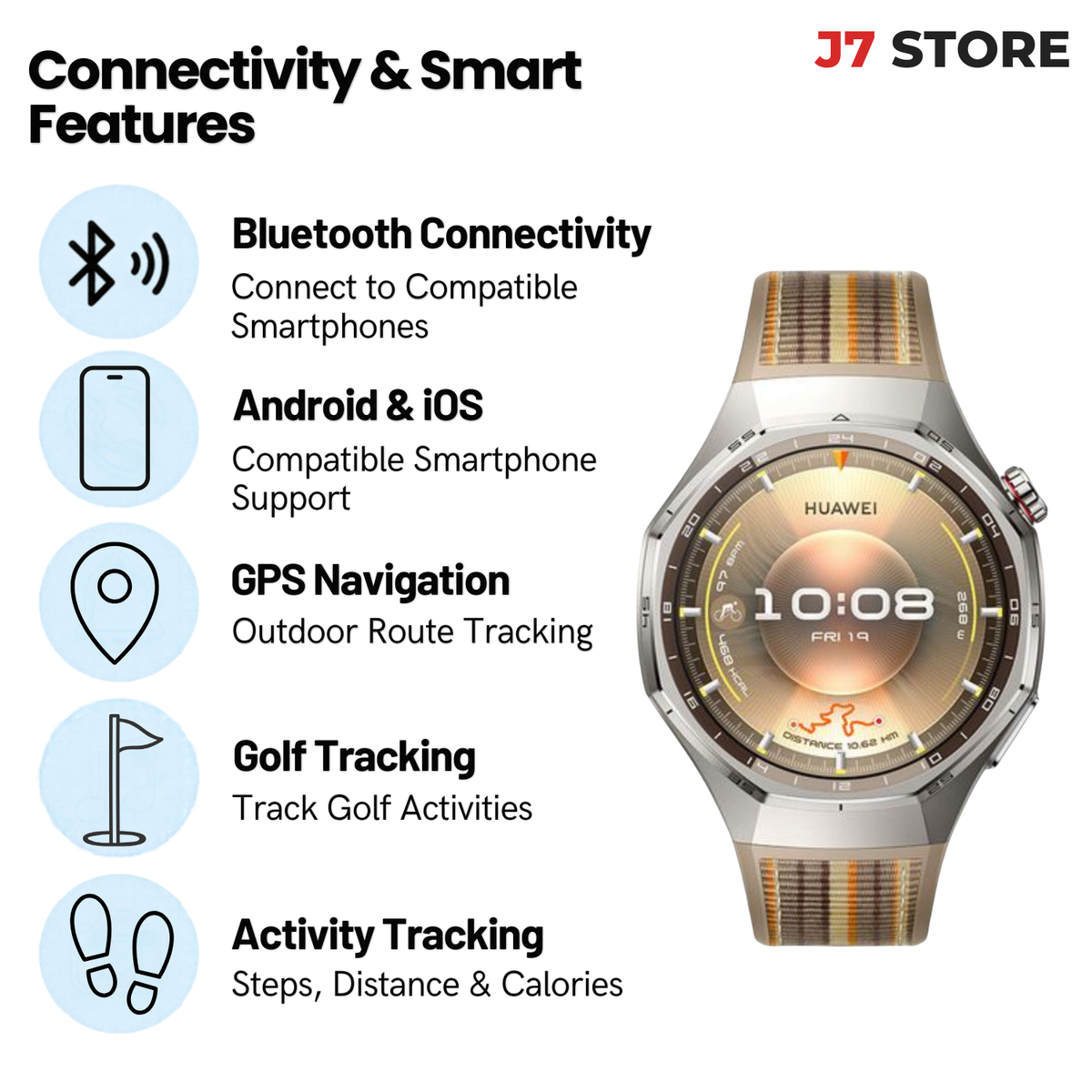 Huawei Watch GT6 Pro Smartwatch Brown 46mm 