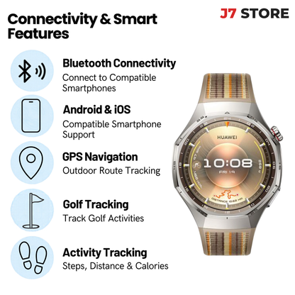 Huawei Watch GT6 Pro Smartwatch Brown 46mm 