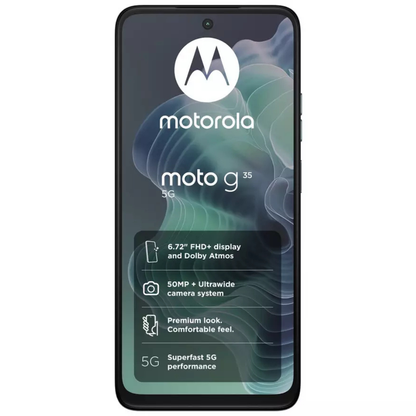 Motorola Moto G35 5G Android Smartphone Midnight Black 128GB 