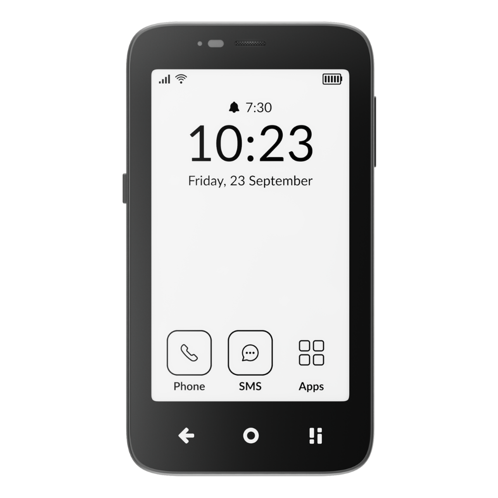 Mudita Kompakt 4G Minimalist E-Ink Mobile Phone Charcoal Black 32GB