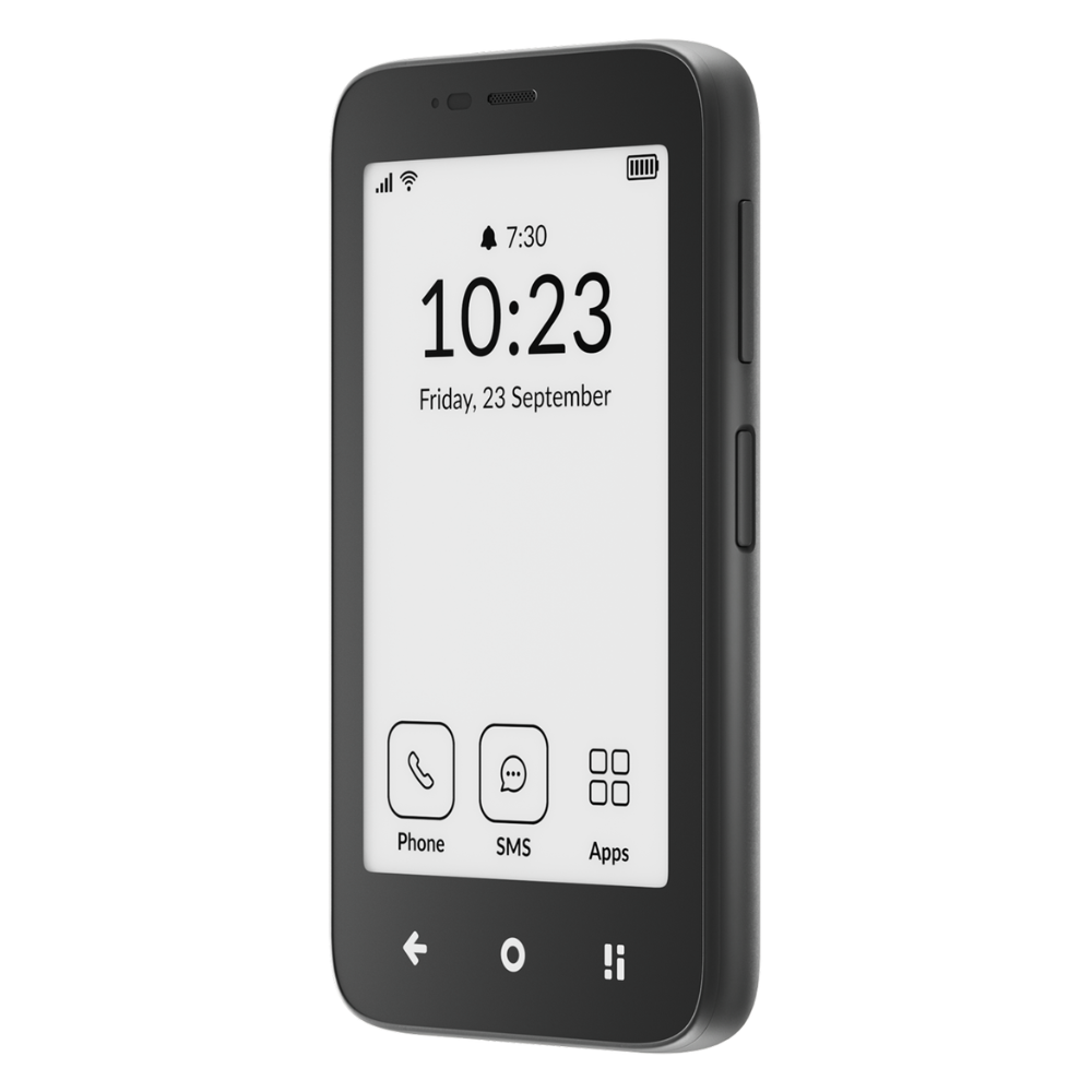 Mudita Kompakt 4G Minimalist E-Ink Mobile Phone Charcoal Black 32GB