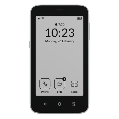 Mudita Kompakt 4G Minimalist E-Ink Mobile Phone Natural White 32GB