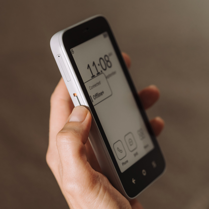 Mudita Kompakt 4G Minimalist E-Ink Mobile Phone Natural White 32GB