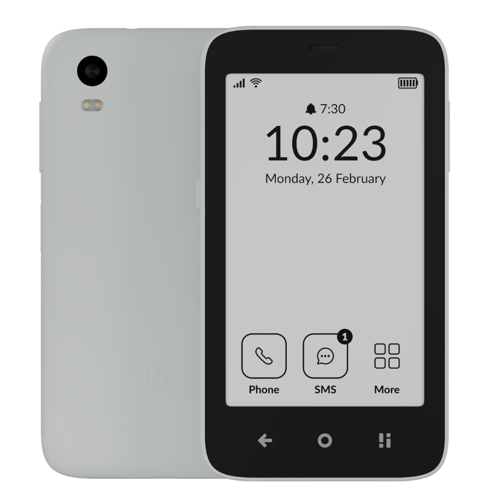 Mudita Kompakt 4G Minimalist E-Ink Mobile Phone Natural White 32GB