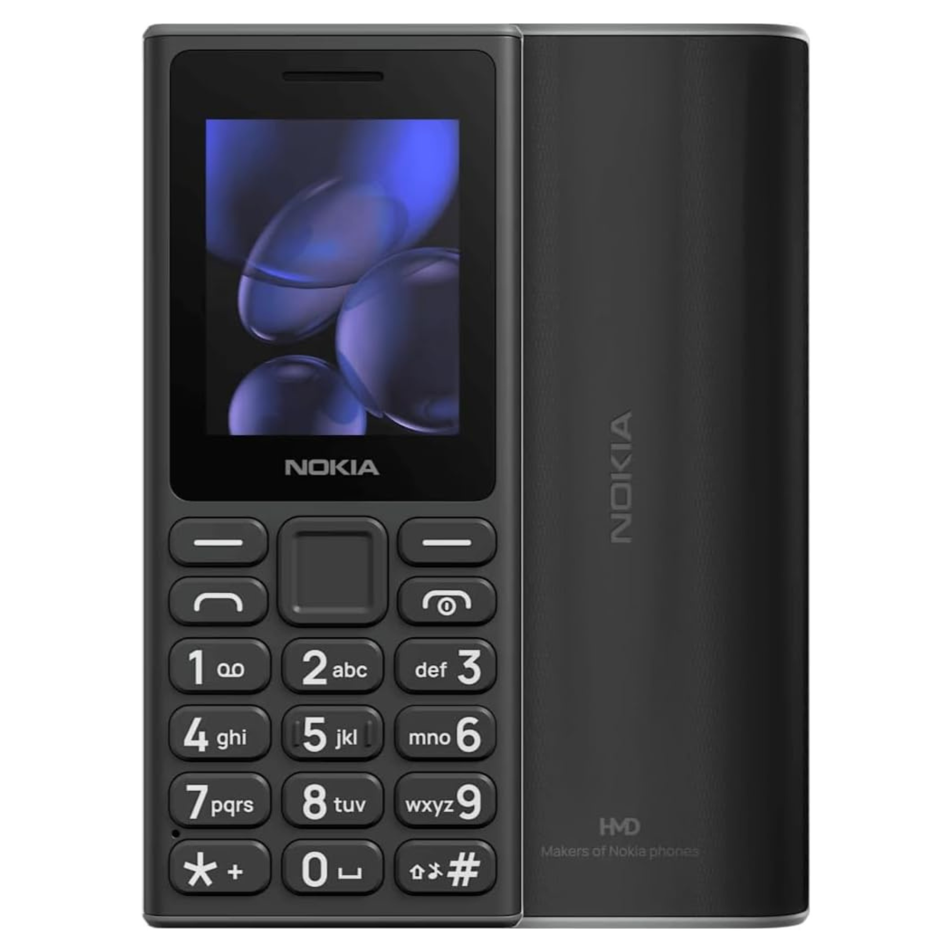 Nokia 105 2025 2G Basic Mobile Phone Black