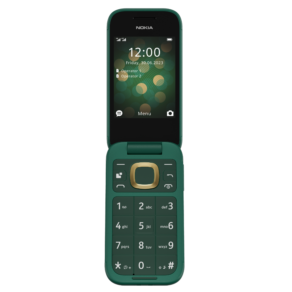 Nokia 2660 Green 4G Basic Flip Mobile Phone