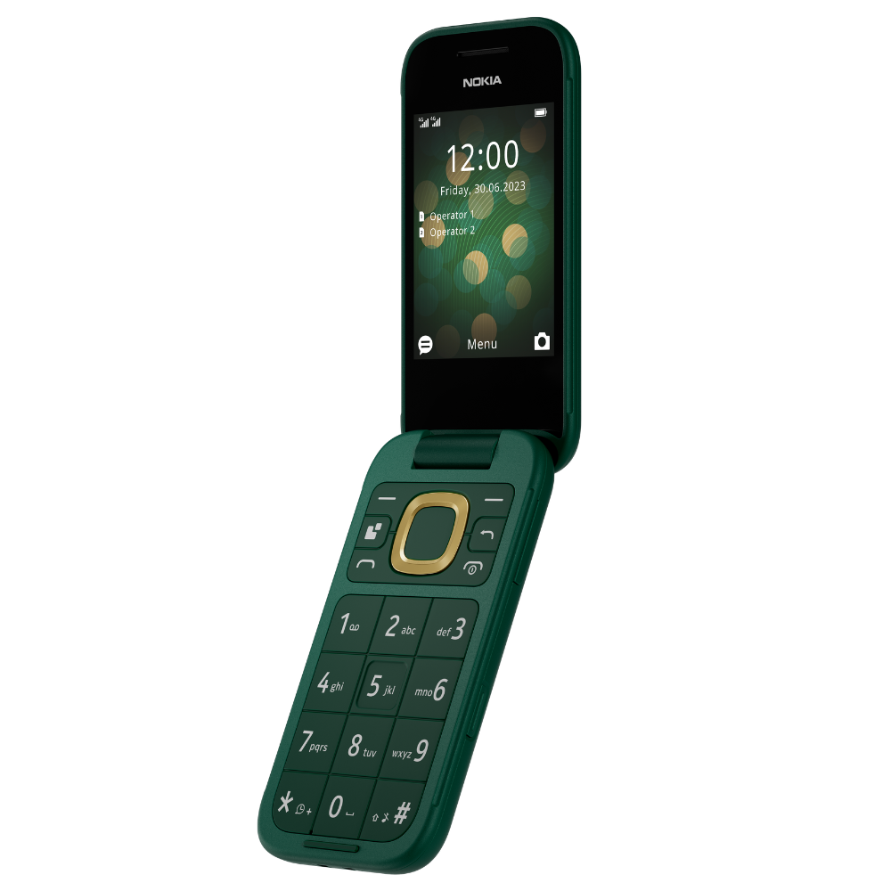 Nokia 2660 Green 4G Basic Flip Mobile Phone