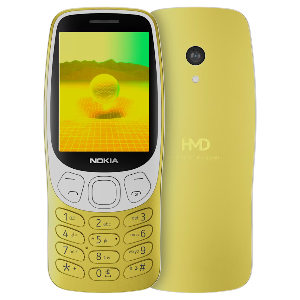 Nokia 3210 4G Basic Mobile Phone Gold Yellow Unlocked