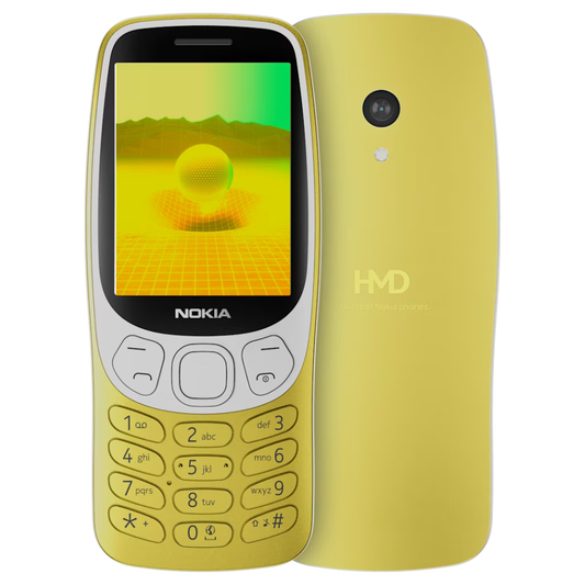 Nokia 3210 4G Basic Mobile Phone Gold Yellow Unlocked