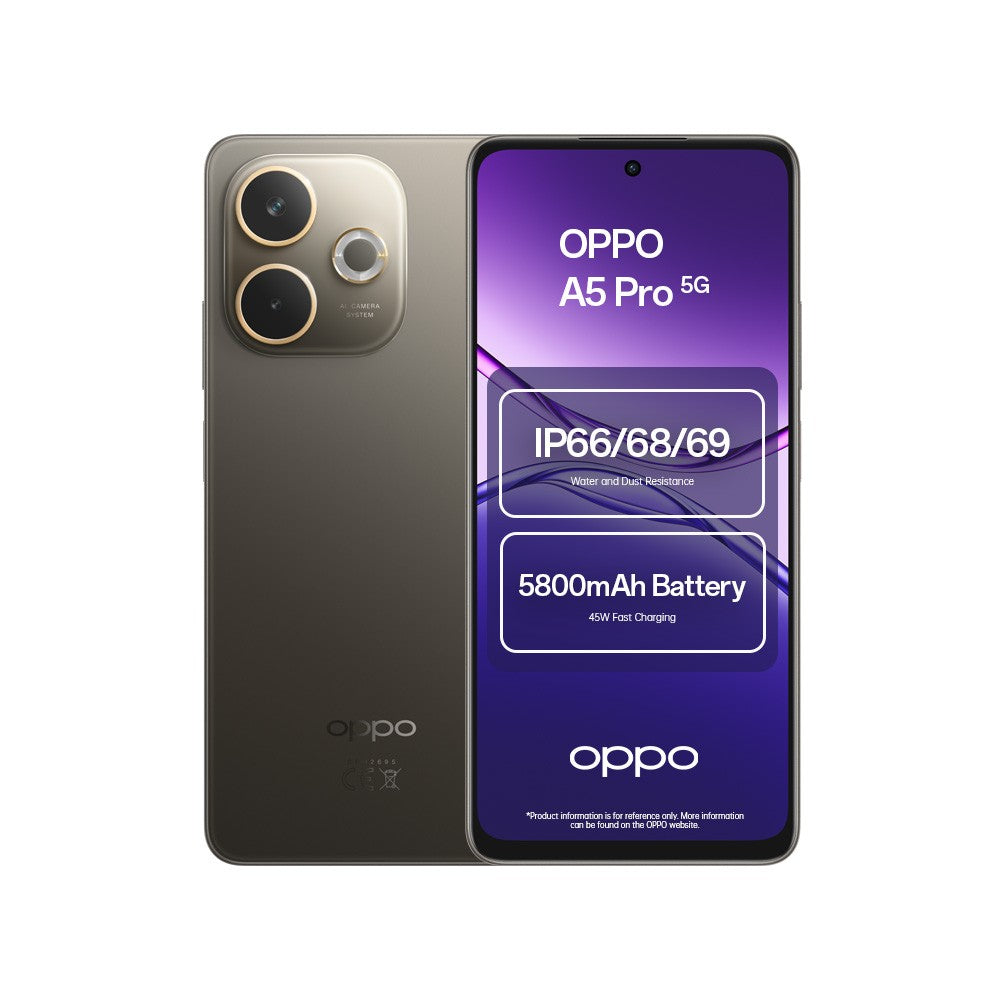 Oppo A5 Pro 5G Android Smartphone Brown 256GB