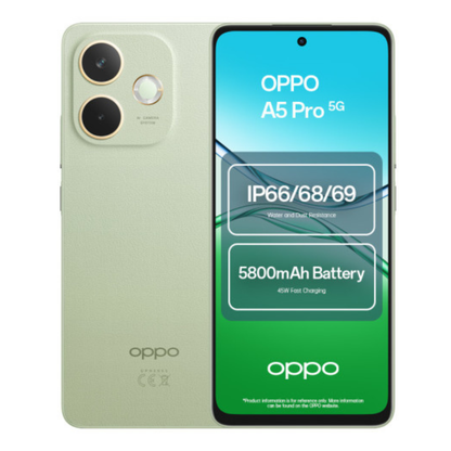 Oppo A5 Pro 5G Android Smartphone Green 256GB