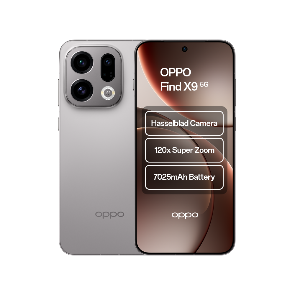 OPPO Find X9 5G Android Smartphone Grey 512GB