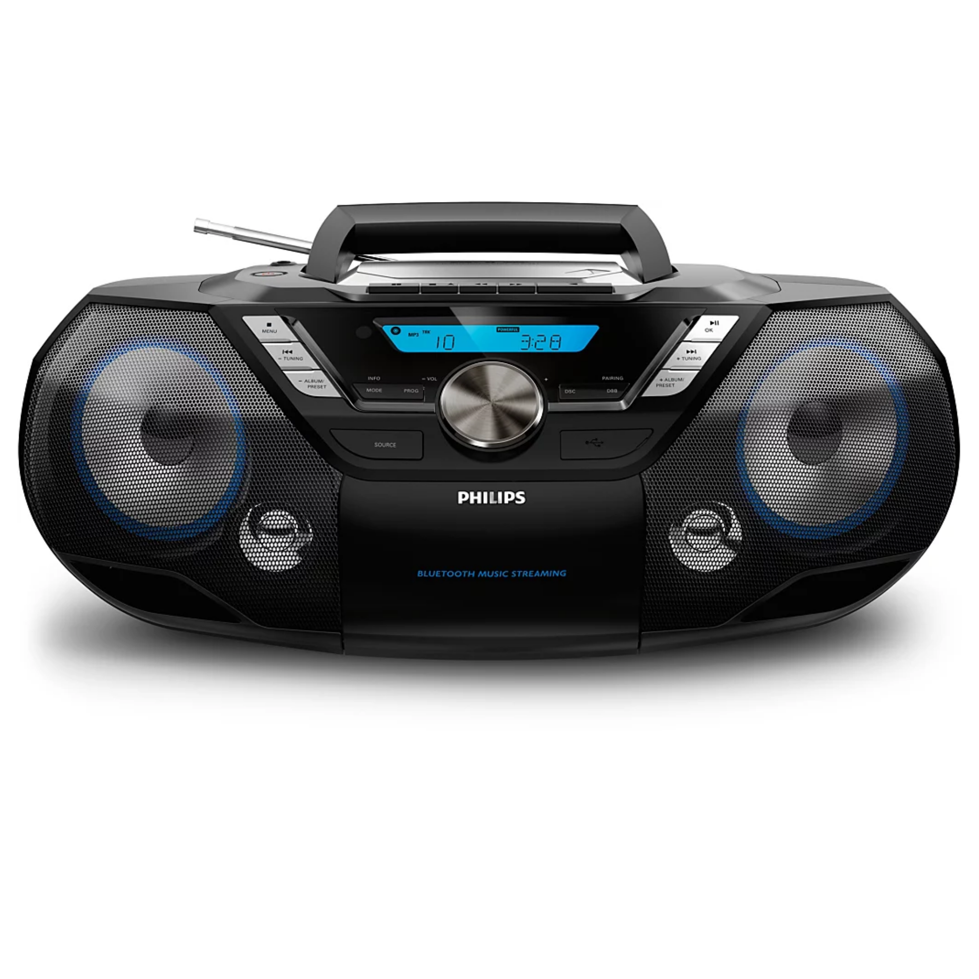 Phillips AZB798T-12 All-in-One CD Soundmachine Portable Sound System