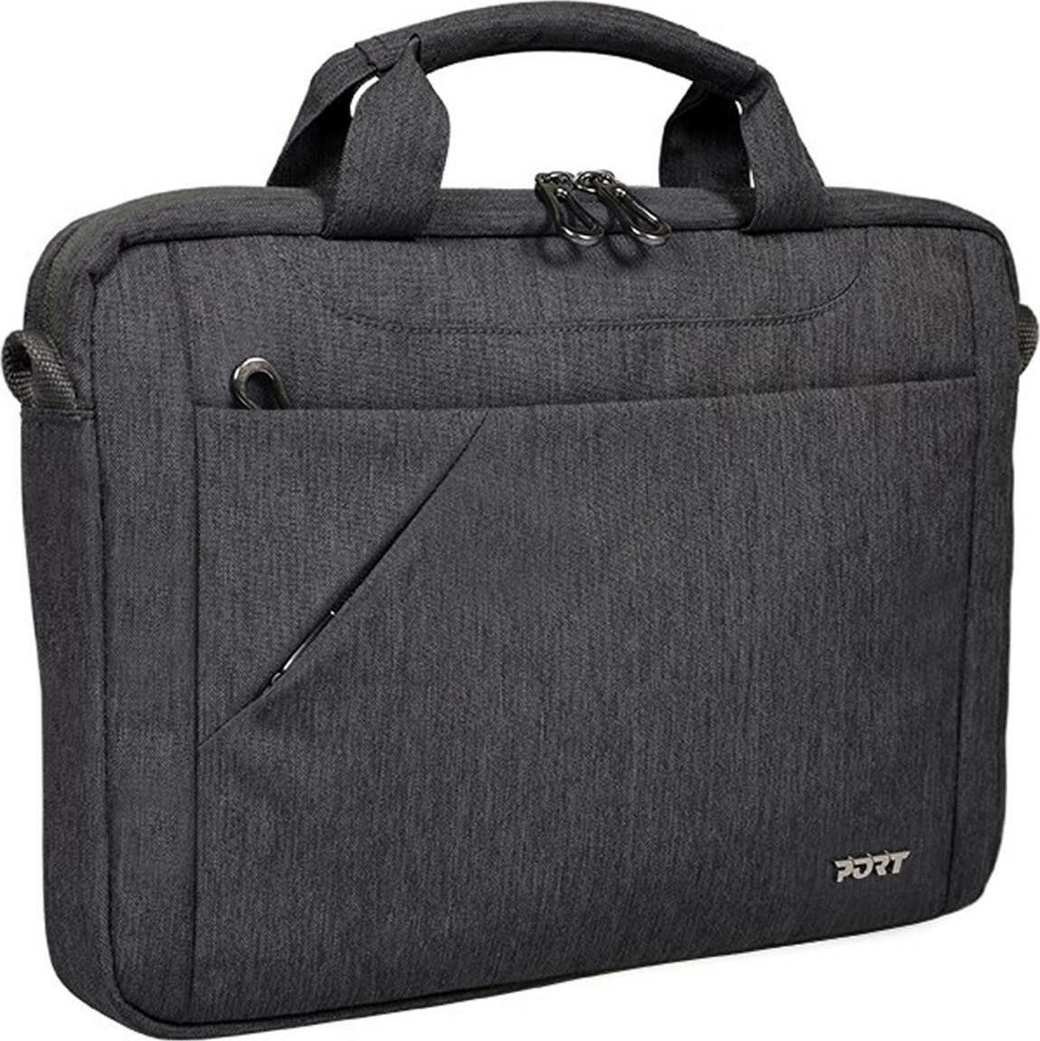 Port Designs Sydney Top Loader Black Laptop Travel Bag 13/14inch