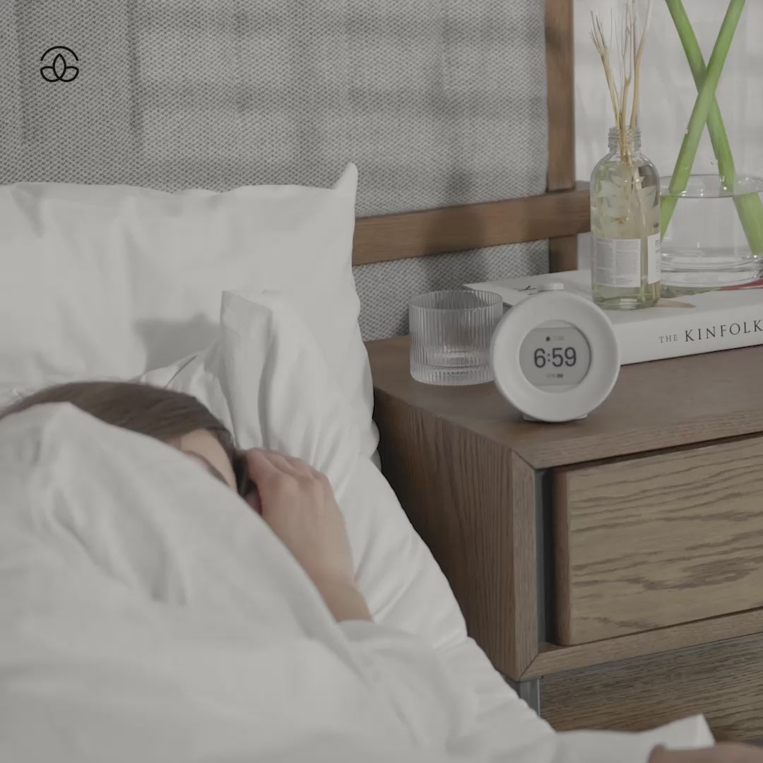 Video demonstrating the soothing sounds available with the Mudita Harmony 2 Alarm Clock