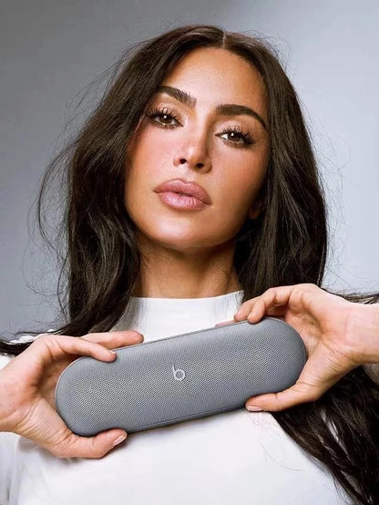 Beats Pill Wireless Speaker Portable Bluetooth Kim Kardashian edition Dark Gray