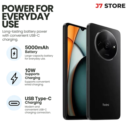 Xiaomi Redmi A3 4G Android Smartphone  Black 64gb