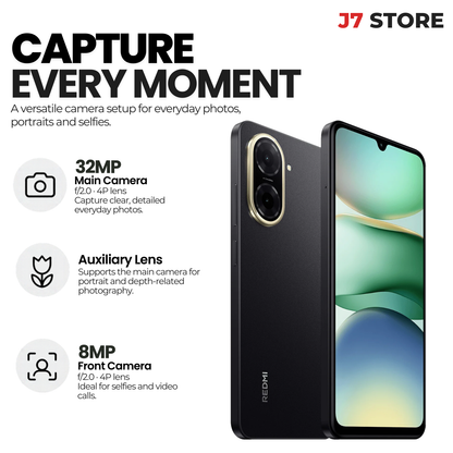Xiaomi Redmi A5 4G Android Smartphone Midnight Black 64gb